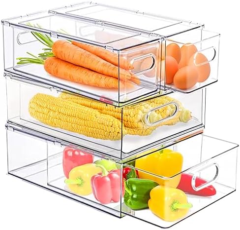 4 Pack Refrigerator Organizer by bealy