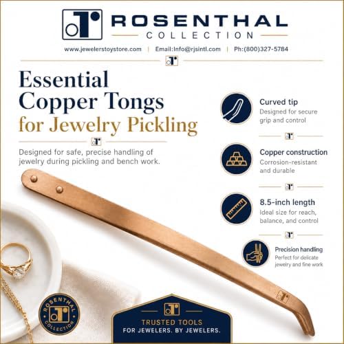 Rosenthal Collection – Curved Copper Tongs - Image 3