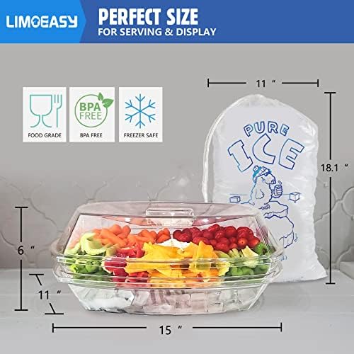 LIMOEASY Chilled Serving Tray, Ice Serving Bowl - Image 3