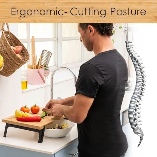 Salabarpro Non Toxic Raised Cutting Board - Image 2