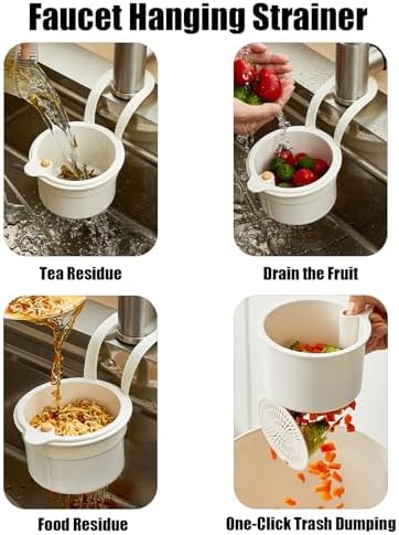 2025 New Faucet Hanging Strainer, Press Automatic Dumping Kitchen Draining - Image 2