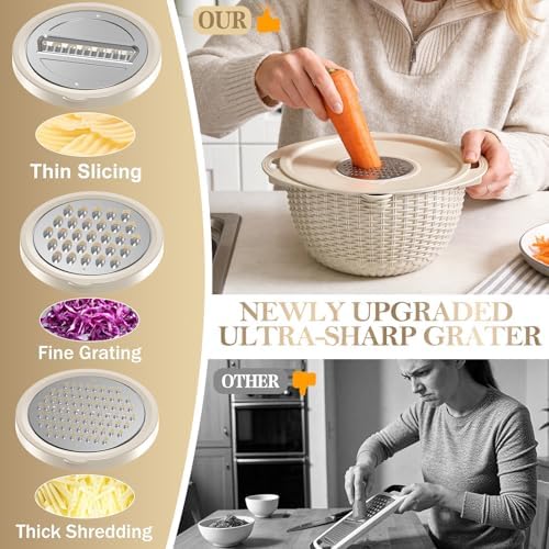 4-in-1 Colander with Bowl Set - Image 5