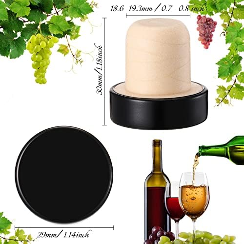 Yookeer 36 Pcs Cork Bottle Stoppers T-Shaped - Image 2
