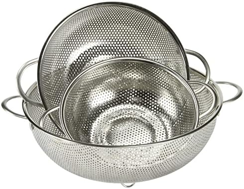 Chef Craft Select Microperforated Colander, 5 Quart, Stainless Steel - Image 3