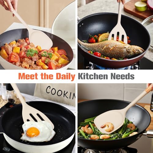 Extra Large Silicone Spatula Turner Set - Image 3