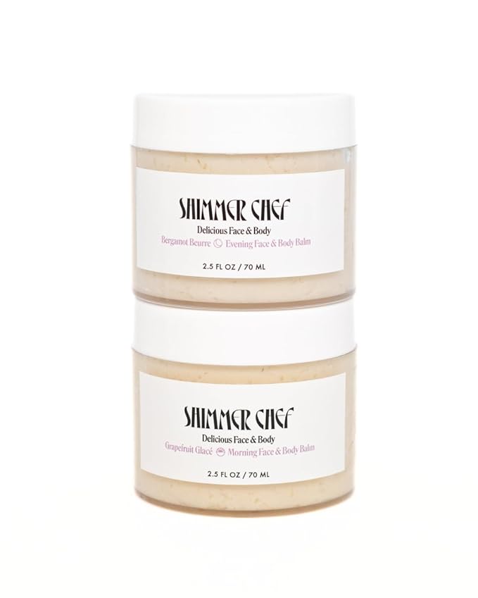 Balm Set – Grapefruit Glacé & Bergamot Beurre (2.5 oz x 2)