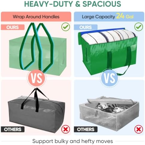 BALEINE 4-Pack Oversized Moving Bags - Image 4