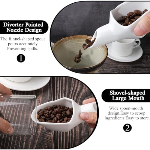 Ceramic Coffee Bean Dosing Cup Coffee Bean Measuring Scoop - Image 5
