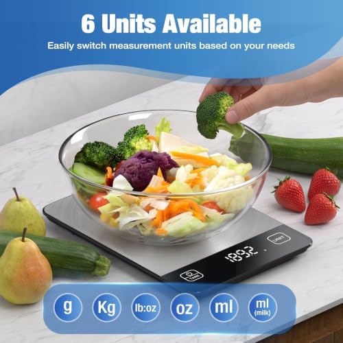 Diyife 33lb Rechargeable Digital Kitchen Scale - Image 7