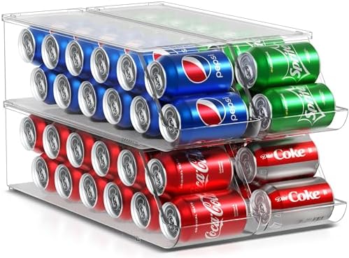 Sorbus Soda Can Organizer for Fridge & Freezer, Stackable by Sorbus