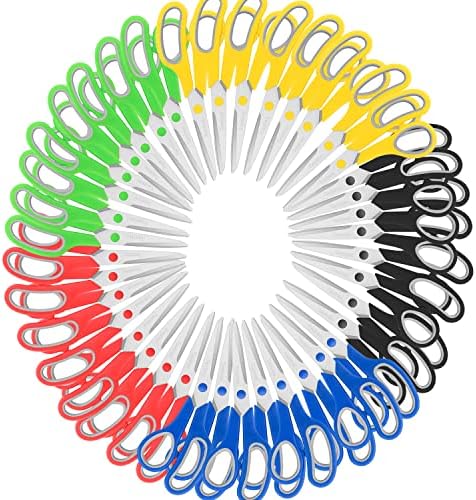 Scissors Bulk Set 40-Pack, Taotree 8" All Purpose Scissors by Taotree