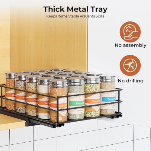 Mystozer Pull Out Spice Rack Organizer - Image 3