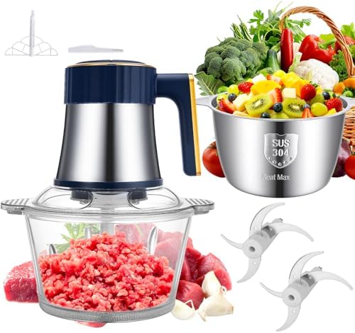 Food Processor, Electric Meat Grinder & Vegetable Chopper by KAKO