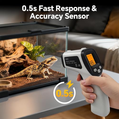 Infrared Thermometer Gun, ‑58℉‑712℉ Non‑Contact Laser Surface Temp Gun - Image 5