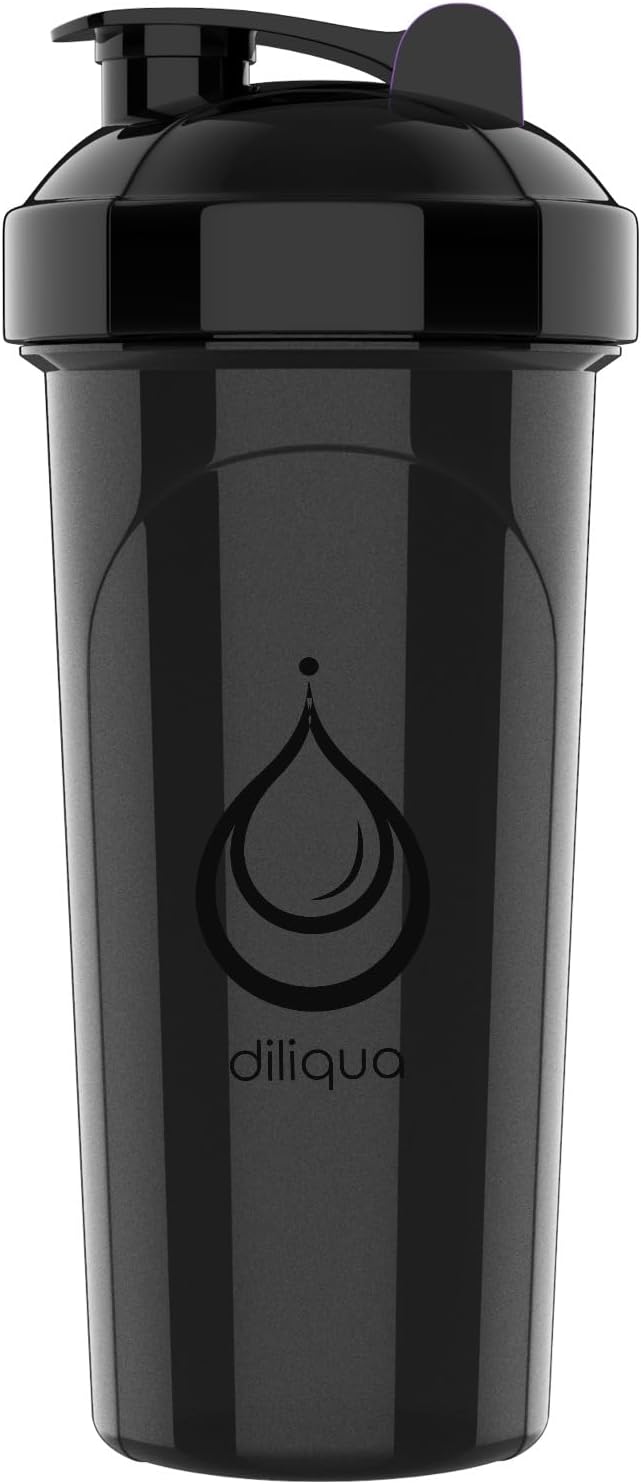 4 PACK, 28 oz & 20 oz Shaker Bottles for Protein Mixes | BPA-Free & Dishwasher Safe | Protein Shaker Bottle | Shaker Cups | Leakproof Blender Shaker Bottle Pack (28 & 20 oz Black)