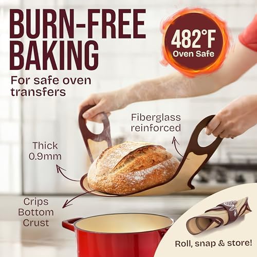 Superbaking Sourdough Starter Kit, Silicone Bread Sling - Image 6