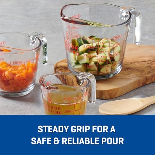 Anchor Hocking Glass Measuring Cups, 4 Piece Set - Image 5