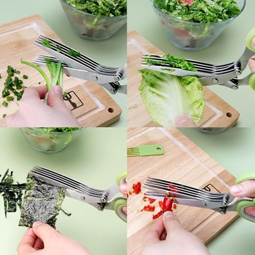 Upgraded Herb Scissors, Herb Shears Cutter Tool, - Image 4