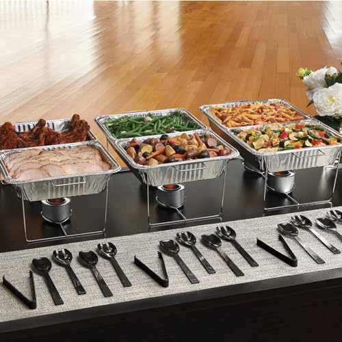 Party Essentials 6.5" Plastic Serving Tongs - Image 5