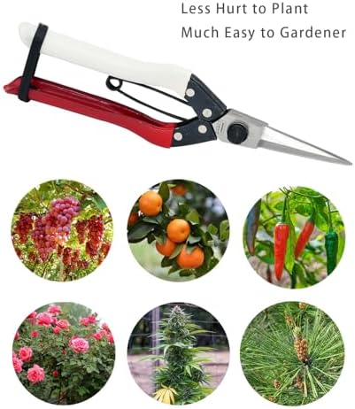 Double-Edge Garden Shears Micro-Tip Pruning Shears Extra Heavy Straight Garden - Image 3