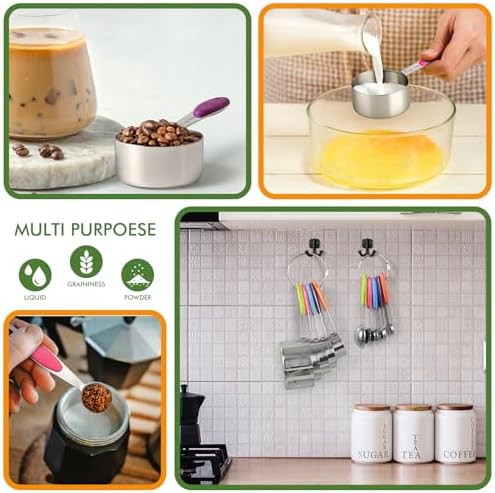 HOTEC 10-Pack Measuring Cups & Spoons Set - Image 5