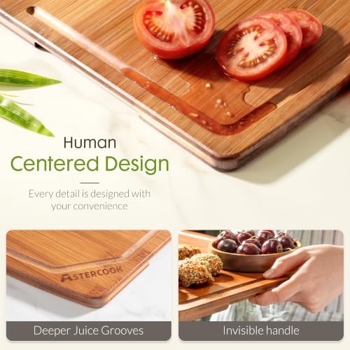 Astercook Large Bamboo Cutting Board - Image 3