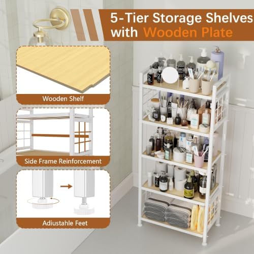 GIOTORENT 5-Tier Kitchen Storage - Image 4