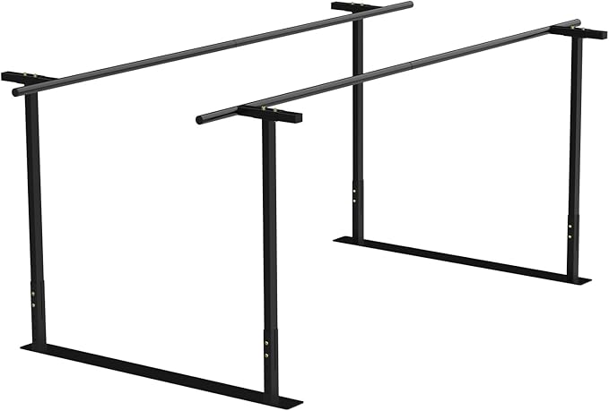 Physical therapy parallel bars, Walking assist bar for rehab & walking balance issues, Adjustable height & width (6FT)