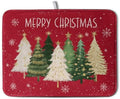 Merry Christmas Dish Drying Mat by Wnoesat