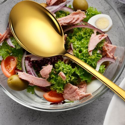 4 PCS Serving Spoons Set, Includes 4 Large Spoons - Image 4