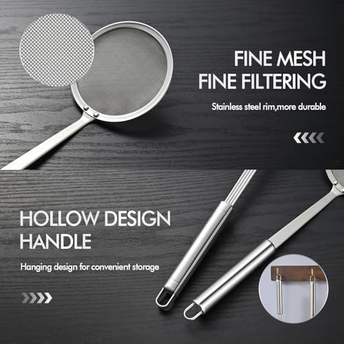 6.89 Large Metal Spider Strainer - Image 4