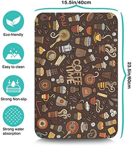 Fun Coffee Mat 23inx15in, Coffee Bar - Image 5