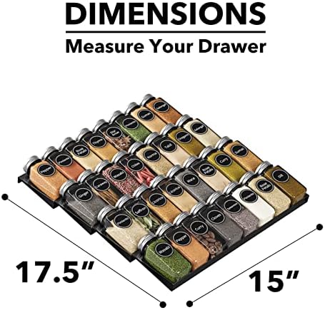 SpaceAid Spice Drawer Organizer - Image 4