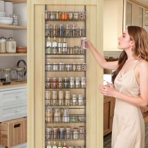 ElegantArray 10-Tier Pantry Door Organizer, Deep Gray - Image 7