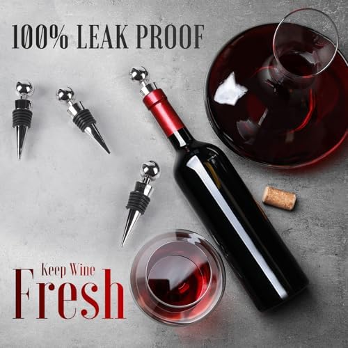 4 Pack Wine Stopper Wine Saver Wine Bottle Plug - Image 3