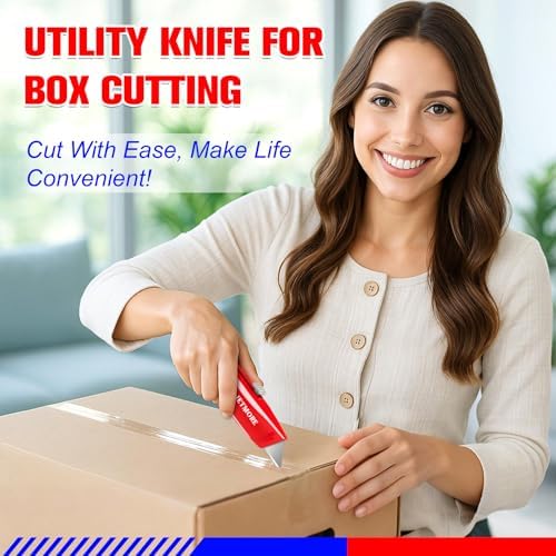 JETMORE 2 Pack Box Cutter Utility Knife Paper Craft Tool - Image 2
