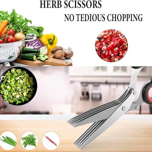 Upgraded Herb Scissors, Herb Shears Cutter Tool, - Image 4