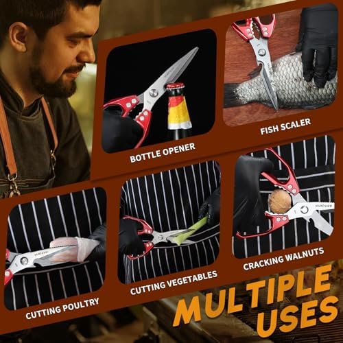 Huusk Kitchen Scissors all Purpose - Image 5