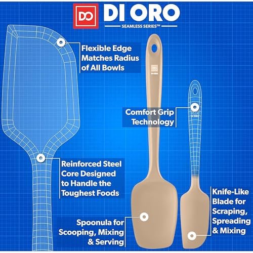 DI ORO Silicone Spatula Set - Image 4