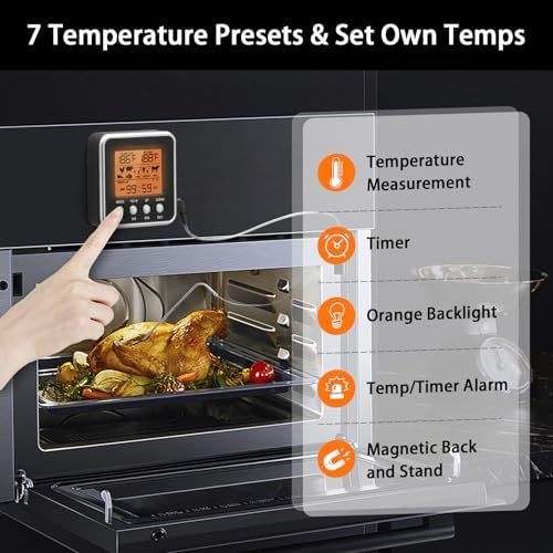Digital Meat Thermometer for Oven, Food Thermometer - Image 4