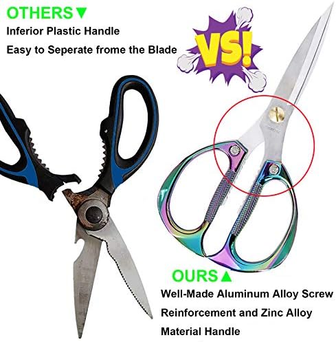Kitchen Scissors, All Purpose Heavy Duty Kitchen Shears 7.5 Inch - Image 6