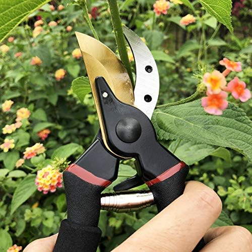 gonicc 8" Professional Premium Bypass Titanium Pruning Shears - Image 6