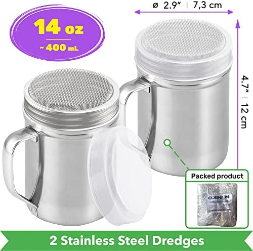 CUSINIUM Large Powdered Sugar Shaker Duster - Image 2