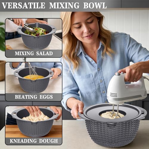 4-in-1 Colander, Patented Rotatable Strainer, Funny Kitchen Gadgets - Image 6