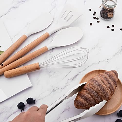 1pc White Silicone Spatula Set - Image 5