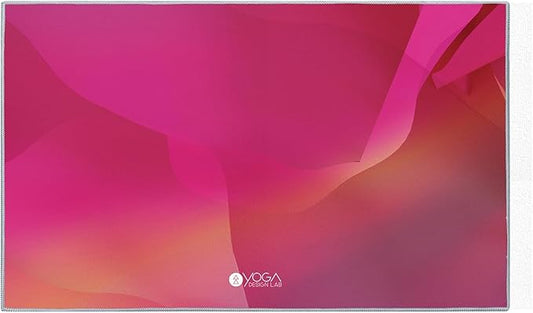 Yoga Design LAB | The Hand Towel | Premium Non Slip Hand Towel | Designed in Bali | Colorful Eco Printed + Quick Dry + Soft | Hot Yoga, Bikram, Ashtanga, Sport, Barre, Travel (Rose)