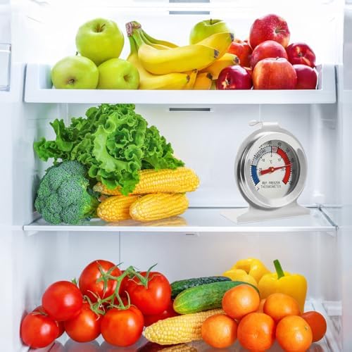 2 Pack Refrigerator Freezer Thermometer -30~30°C/-20~80°F - Image 5