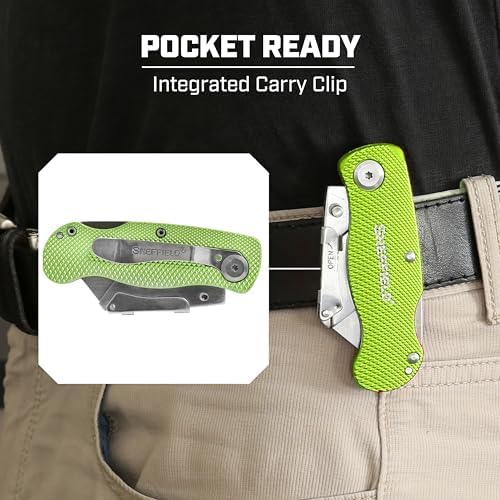 Sheffield Folding Utility Knife, Accepts Standard Utility Knife Blades - Image 6