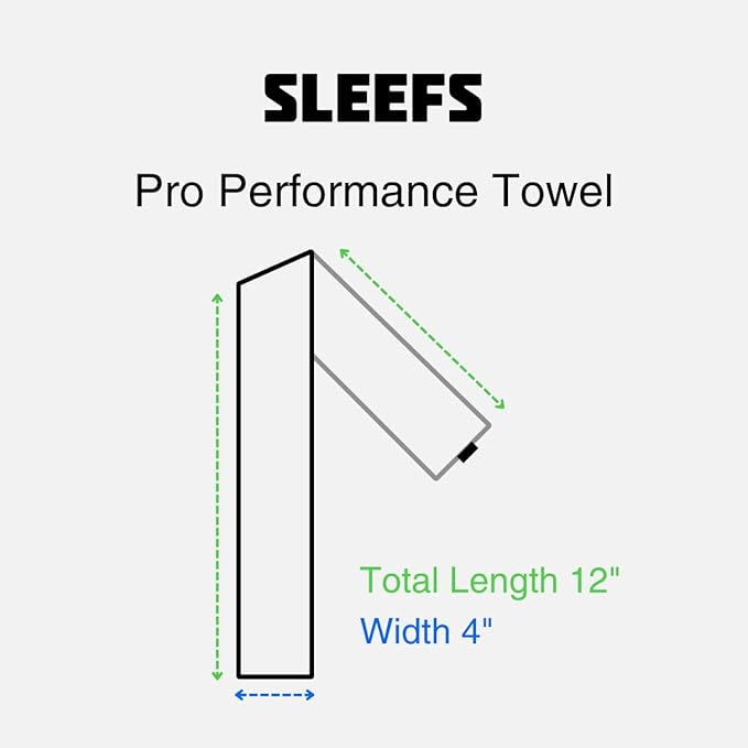 SLEEFS Caution Thin Football Towel