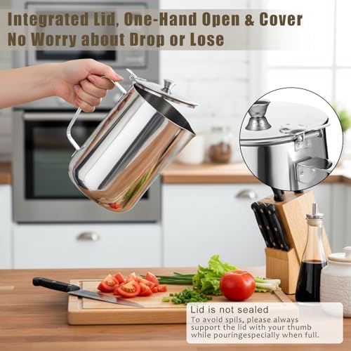 67 oz 304 Stainless Steel Pitcher - Image 5
